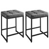 Yaheetech Bar Stools Set of 2, 24 Inch Counter Height