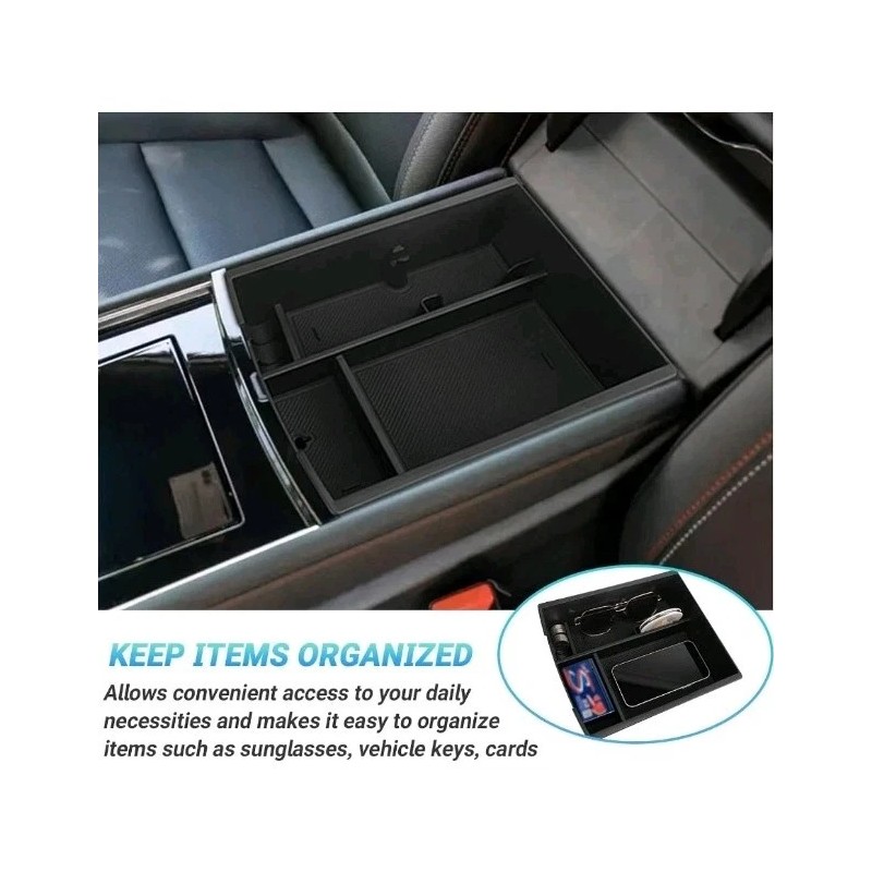 sinminou Center Console Organizer Compatible with 2024-2025 Chevy Traverse/GMC Acadia