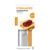 Fiskars Frühstücksmesser-Set, 3-teilig, Kunststoff, Weiß/Orange/Grau, Functional Form, 1016121