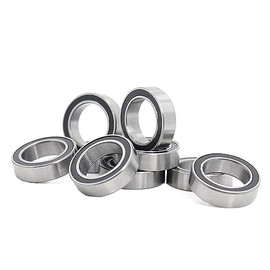 BERWENNY 10PCS MR84RS Bearing 4x8x3mm for Electric R/C Car Truck MR84 RS 2RS Ball Bearings MR84-2RS Black Sealed