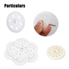 100Pcs Washers For Screws Plastic Washers Transparent Washers Insulating Fixings
