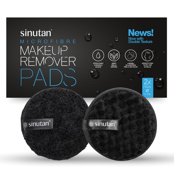 Sinutan® Washable Microfibre Maxi Make-Up Pads Reusable | Cleans All