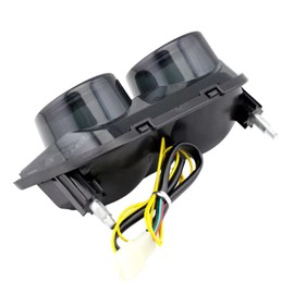 iTobest Taillight - Integrated LED Tail Brake Turn Signal Light Compatible with HONDA CBR250 CBR400 NSR250SP NSR250SE MC 18/19/21/22/28 NC23 (Black)