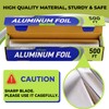 Biocean Aluminium Foil 1000Sq.Ft for Restaurant Use, Disposable Food Wrapping