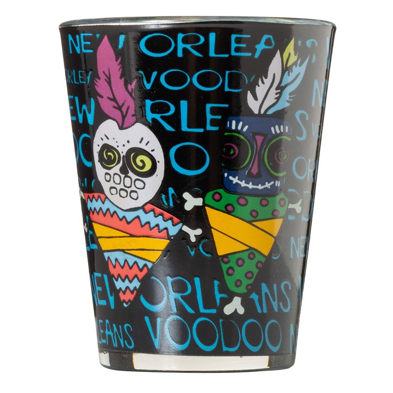 New Orleans Voodoo Doll Multicolor Souvenir Shot Glass