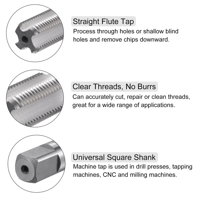 QUARKZMAN 2 Piece Tap and Die Set 9/16-18 UNF Left