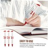 Operitacx 5Pcs Vernier Caliper Ballpoint Pens Multifunctional Ruler Pens for