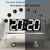 CHKOSDA Digital LED Wall Clock, Oversize Wall Clock with 6”