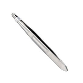 Yimart® Silver Stainless Steel Round Tip Eyebrow Hair Tweezer Makeup Cosmetic Tool