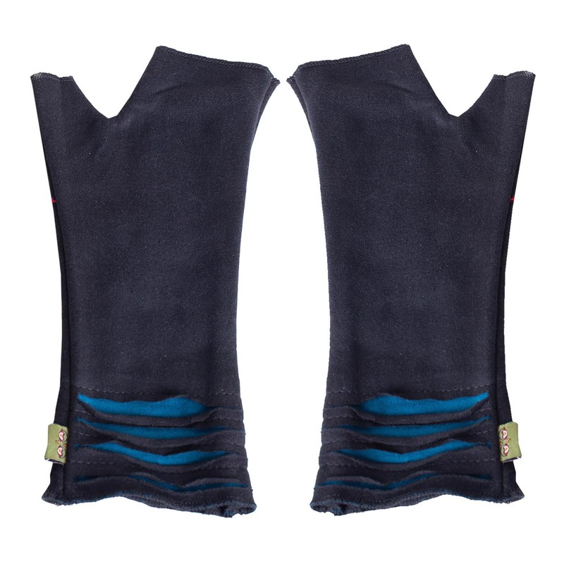 Vishes - Alternative Clothing - Embroidered Women's Gloves with Thumb
