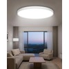 hepside 23INCH Big Dimmable Flush Mount Ceiling Light Fixture White,