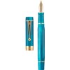 Jinhao 100 Pluma estilográfica estilo clásico azul pavo real, acrílico,