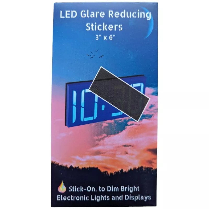Unbranded Dimming LED Light Reduction Stickers, Dim Bright LED Light