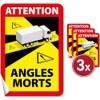 Stickerloveshop Blind Spot Attention Angles Morts Sticker – Pack of