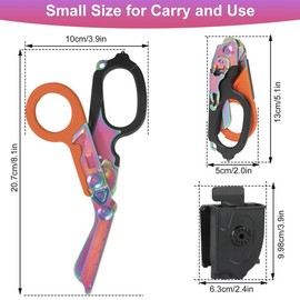 Multifunctional Folding Plier, Portable Retractable Folding Cutter with Sheath, Outdoor Multifunctional Cutting Scissors with Sharp Blade for Home, Outdoor Camping, Heavy Duty Hand Tools, Industrial Hardware - Color: Black and yellow, Specification: 1 Co