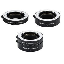 JJC Tubo de Extemsion Adaptador de Lente Macro con Enfoque Automático para Cámara Olympus OM-D E-M1 Mark III E-M5 E-M10 Mark III E-M1X,Panasonic Lumix G9 G7 G85 G95 GX85 GX9 GX8 GX7 GH6 GH5 GH5S GH4