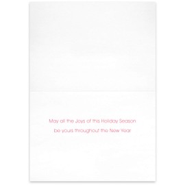 Masterpiece Studios Holiday Collection 18-Count Boxed Christmas Cards With Foil-Lined Envelopes, 7.8" x 5.6", Peace Hope Joy (941400)
