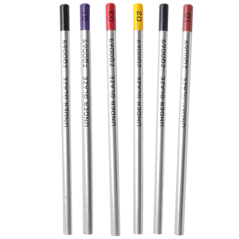 Liseng 6 Pieces Underglaze Pens, Underglaze Pens for Ceramics, Underglaze