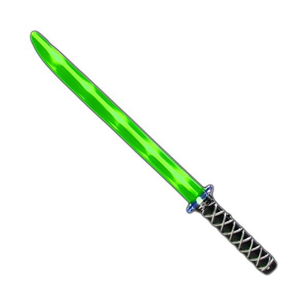 The Glowhouse Light Up Ninja Sword Toy Green Flashing Sword
