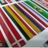 DIGIART INTERNATIONAL 1 COLOMBIAN COLOMBIA FLAG 3D EPOXY CAR EMBLEM