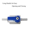 Barb Ball Valve 10mm Stainless Steel Pagoda Joint Quick Connect
