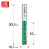 Trend CraftPro Straight Two Flute Router Cutter Bit, 1/2 Inch