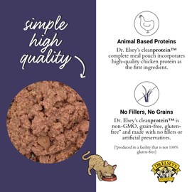Dr. Elsey's Dr. Elsey's Clean Protein Chicken Home Style Recipe All-Meat Pouch (Pack of 12)
