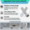 Refrigerator Ice Maker Water Line Kit - 12' Braided Stainless