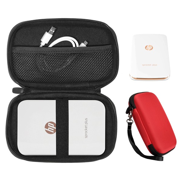 CaseSack Red Protective Case for HP Sprocket Plus Portable Photo
