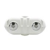 Flame King Dual 20LB LP Propane Tank Light Plastic Heavy