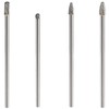 Bestgle 4 Pieces Carbide Bar Bits Tungsten Steel Grinding Head