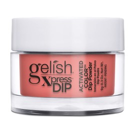 Gelish Xpress Powder Dip Collection (Manga-Round With Me) Orange Nail Dip Powder, Orange Nail Powder, Dip Powder Colors, 0.3 ounce