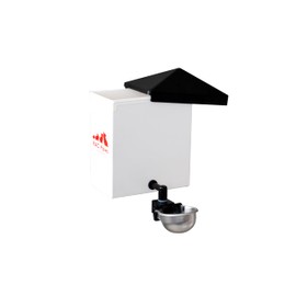 RAC Paws by RentACoop 64oz(2L) Small Animal Drinker with Auto-Fill Metal Cup - Suitable for Small Pets, Bunnies, Hamsters, Guinea Pigs, Rabbits, Chinchillas, Mice and Rats