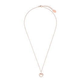 s.Oliver Necklace with pendant made of 925 sterling silver for women, necklace with synthetic zirconia, comes in jewellery gift box, Sterling Silver, Cubic Zirconia