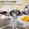Premium Lemon Squeezer and Lime Press - Stainless Steel Large