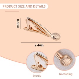 Golf Gifts for Dad Grandpa Husband Birthday Gift for Golfers Gifts for Men Golf Club Tie Clips for Boyfriend Son Grandson Sports Lover Gift for Men Golfing Necktie Clip for Golfing Player