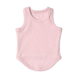 Poocii Cute Dog Clothes, Ribbed Tank Top T Shirt for Small, Medium or Large Pets, Breathable & Soft Cotton Blend (Pink, XL)