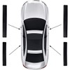 fanshihua 4pcs/Set for Nissan nismo Door Entry Guard Carbon Fiber