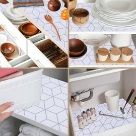 Shelf Drawer Liner Non Slip 10 Inch Wide X 20 Ft Non Adhesive Kitchen Cabinet Paper Liner Waterproof Pantry Shelves Closet Liner Strong Grip Refrigerator Cupboard Bathroom Shelf Mat Under Sink