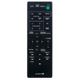 RM-AMU212 Replace Audio Remote Control Compatible with Sony Hi-Fi Audio System CMT-X3CD HCD-SBT20 CMT-SBT20 CMT-SBT20B SS-SBT20 CMTSBT20 CMTX3CD HCDSBT20 SSSBT20