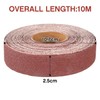 Shineboc Emery Cloth Roll,180 Grit Continuous Sandpaper Roll 1" x
