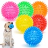 VITEVER 3.5” Squeaky Dog Toy Balls (6 Colors) Puppy Chew