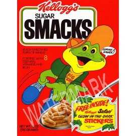 1982 Sugar Smacks Cereal Box High Quality Metal Magnet 3 x 4 inches 9626