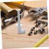 Zerodeko 10pcs Aluminum Clamps for Truck Toolbox Mounting Silver Tie