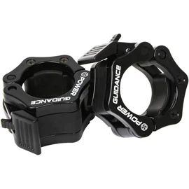 POWER GUIDANCE 50mm or 2inch Barbell Clamp Collar, Locking Olympic Bar Quick Release Collar Clips for Weightlifting Training Exercise