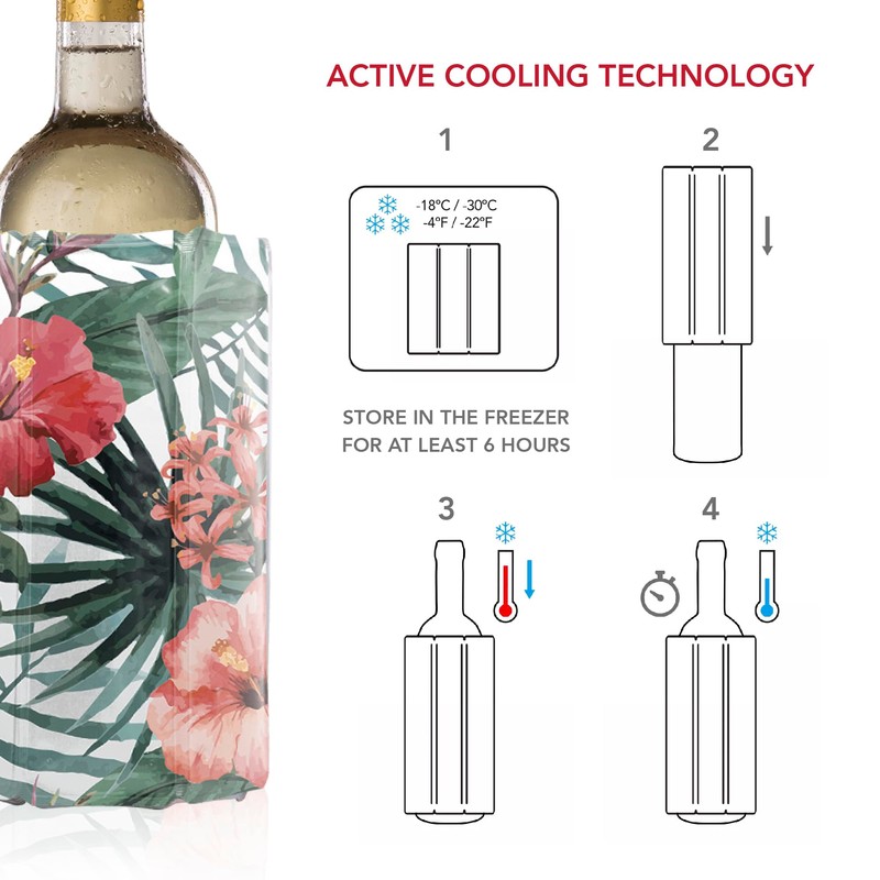Vacu Vin Active Wine Cooler Botany Limited Edition 14.6 x