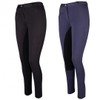 Pfiff 101434 Herren Reithose Vollbesatz Kunstleder Vollbesatzreithose, Schwarz, 48