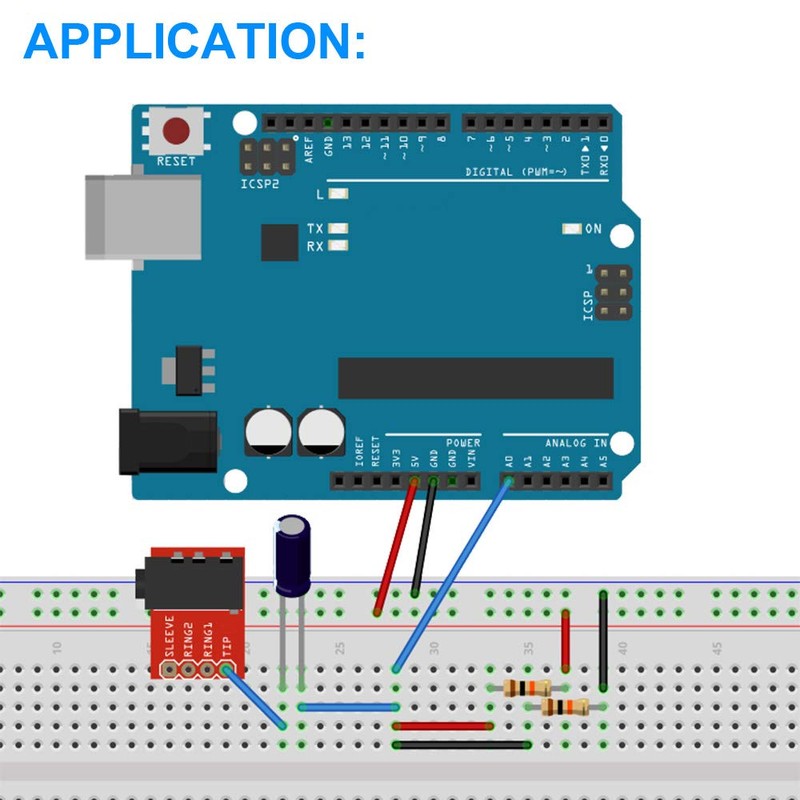 DAOKI 10 Pcs TRRS 3.5mm Audio Jack Breakout Board Headphone