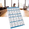 60x90cm Workout Charts Clear Rugged Easy Reading Bodyweight Exercises Poster