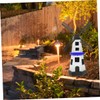 Kisangel 2pcs Windmill Blades Plastic Windmill Parts for Garden Sturdy